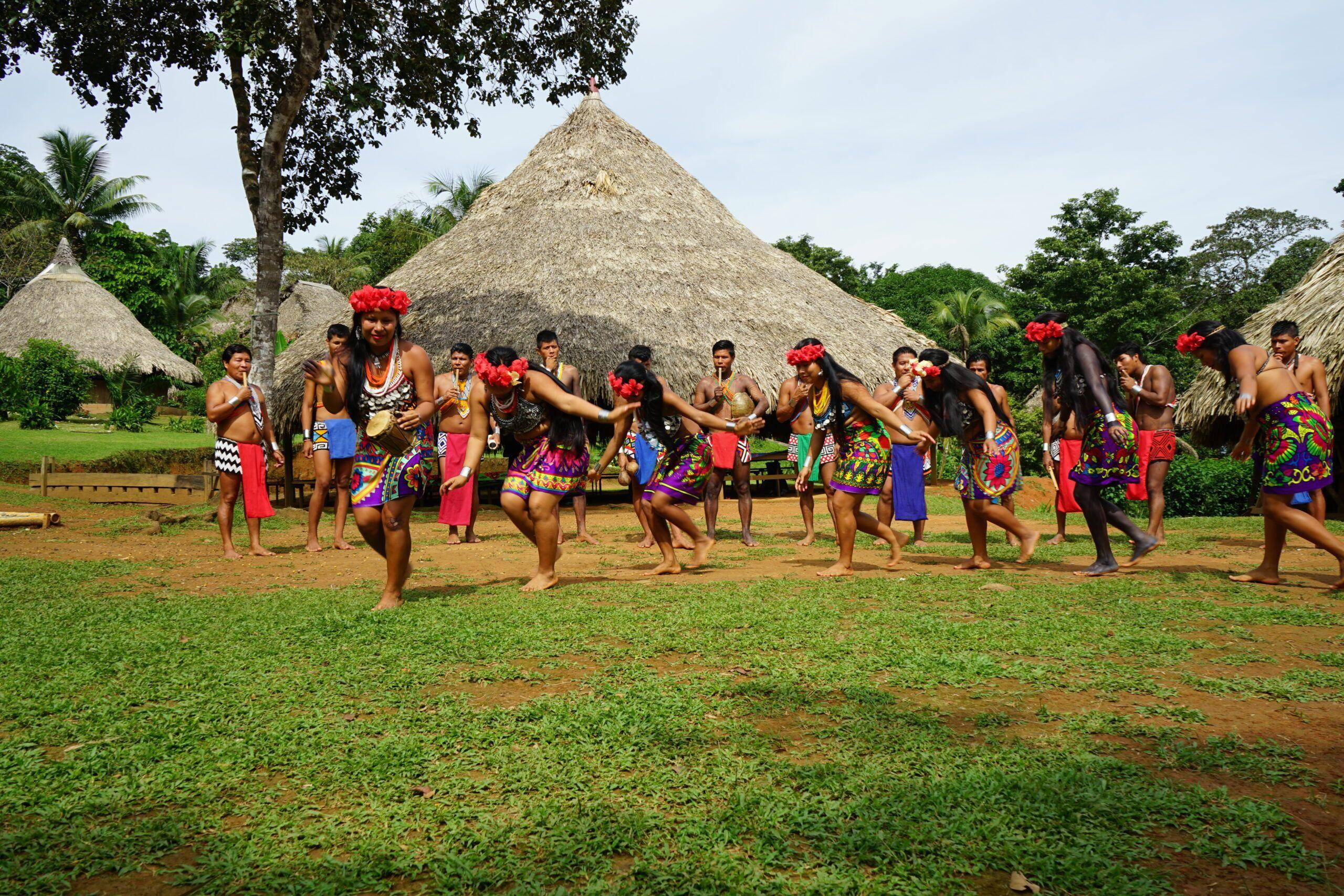 Emberá community cultural performance